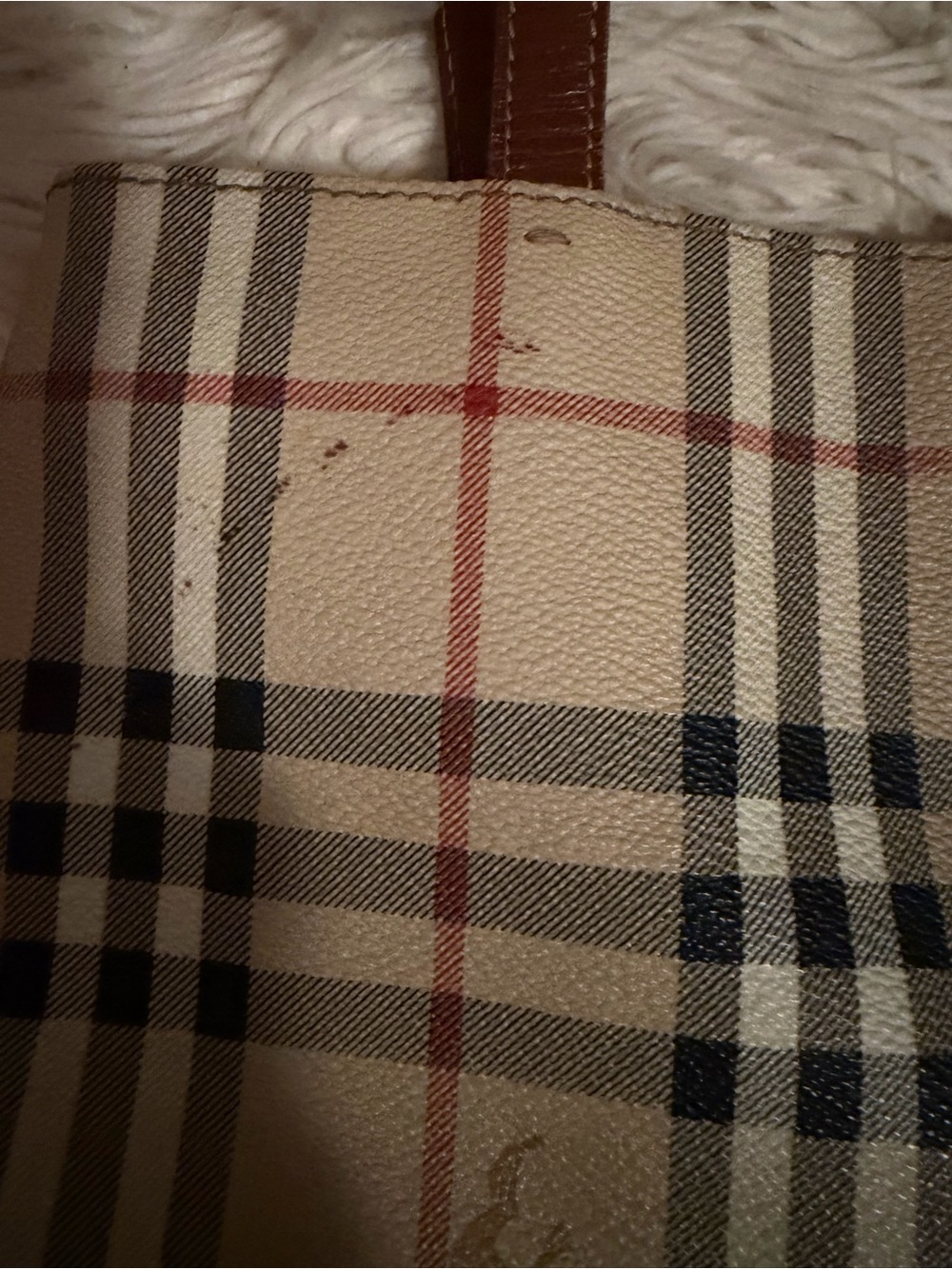 Burberry Canvas Tote Bag in Beige and Brown - Picture 8 of 10